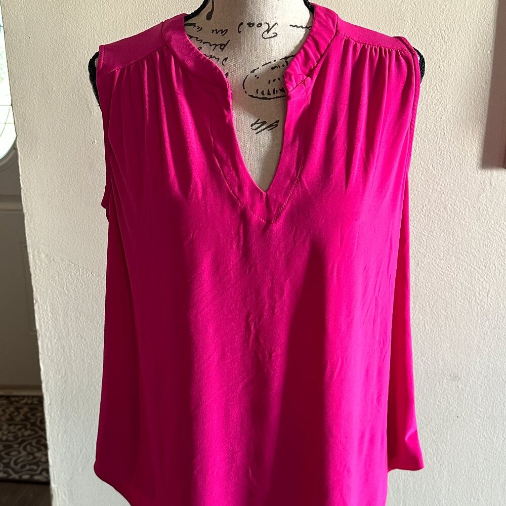 Blouse tank- Hot pink